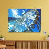 Ferris Wheel Canvas Afdruk (Insitu (Woonkamer))