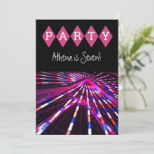 Ferris Wheel Carnaval Uitnodiging voor verjaardag (Staand voorkant)