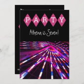 Ferris Wheel Carnaval Uitnodiging voor verjaardag (Voorkant / Achterkant)