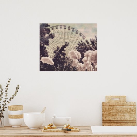 Ferris Wheel Carnival Poster (Keuken)