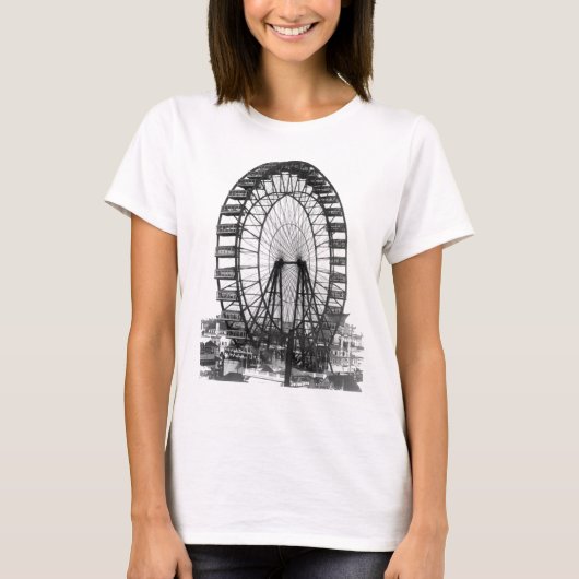 Ferris Wheel Chicago World Fair T-shirt (Voorkant)