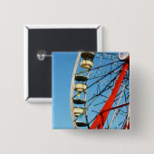 Ferris Wheel Closeup Vierkante Button 5,1 Cm (Voorkant /achterkant)