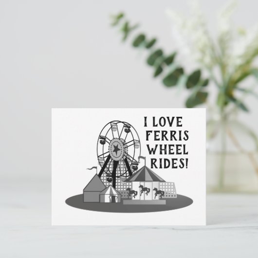  Ferris Wheel Day Briefkaart (Staand voorkant)