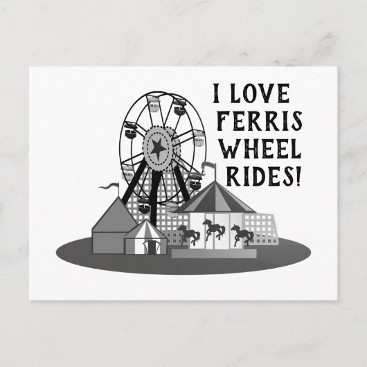 Ferris Wheel Day Briefkaart (Voorkant)