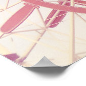 Ferris Wheel en Palms Poster (Hoek)