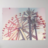 Ferris Wheel en Palms Poster (Voorkant)