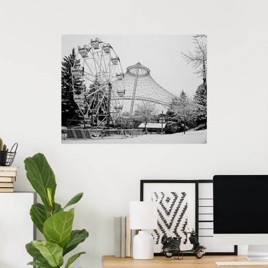 FERRIS WHEEL EN R F P PAVILION - SPOKANE POSTER (Thuiskantoor)
