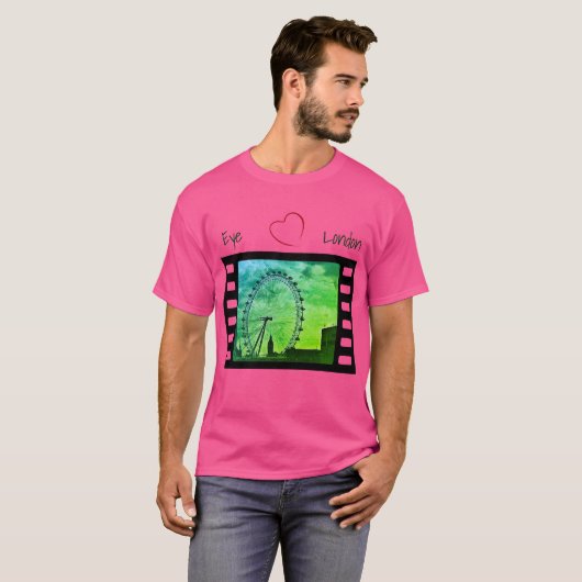 Ferris Wheel Europe Vacation Unisex T-shirt (Voorkant volledig)