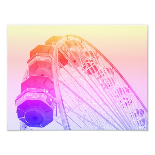 Ferris Wheel Foto Afdruk (Voorkant)