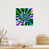Ferris Wheel Fractal Art Poster (Keuken)