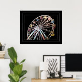 Ferris Wheel Fun Poster (Thuiskantoor)