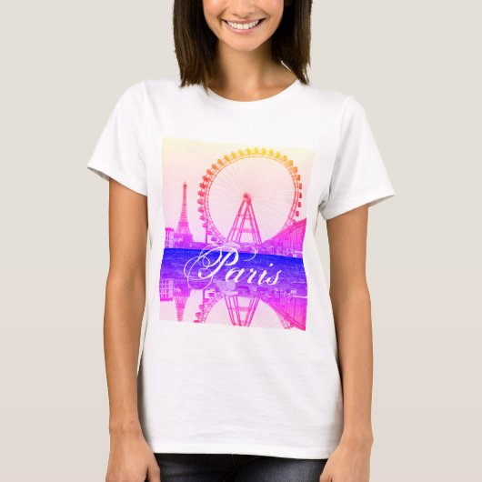 Ferris Wheel Grande Roue Paris – Grande Roue Eifel T-shirt (Voorkant)