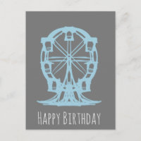 Ferris Wheel Hand Drawn Birthday