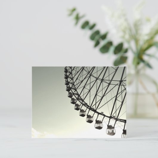 Ferris Wheel in Dusk Briefkaart (Staand voorkant)