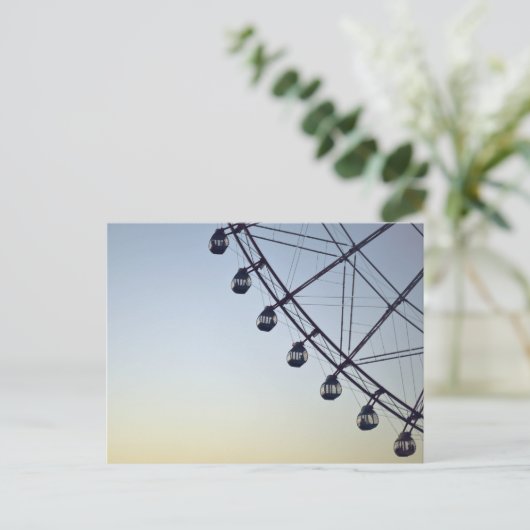 Ferris Wheel in Dusk Briefkaart (Staand voorkant)