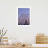 Ferris Wheel in Dusk: Tokio Poster (Keuken)