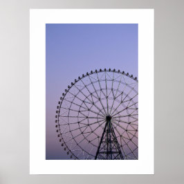 Ferris Wheel in Dusk: Tokio Poster