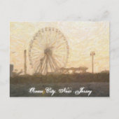 Ferris Wheel in Ocean City, NJ Briefkaart (Voorkant)