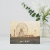 Ferris Wheel in Ocean City, NJ Briefkaart (Staand voorkant)