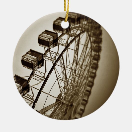  Ferris Wheel Keramisch Ornament (Voorkant)