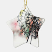 Ferris Wheel Keramisch Ornament (Links)