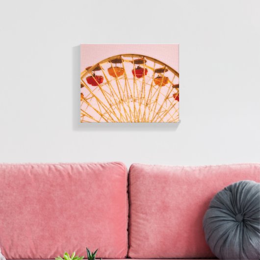 Ferris Wheel-kunstcanvas Canvas Afdruk (Insitu (Woonkamer))