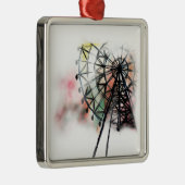 Ferris Wheel Metalen Ornament (Rechts)