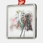 Ferris Wheel Metalen Ornament (Links)