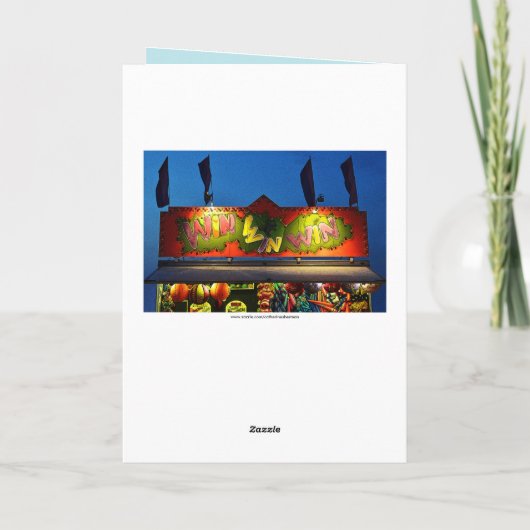 Ferris Wheel Note-Kaart Kaart (Achterkant)