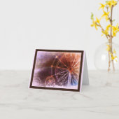 Ferris Wheel Notecard Kaart (Gele Bloem)