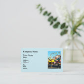 Ferris Wheel op afstand Visitekaartje (Staand voorkant)