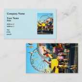 Ferris Wheel op afstand Visitekaartje (Voorkant / Achterkant)