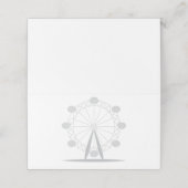 Ferris Wheel Plaatskaartje (Buitenkant ongevouwen)