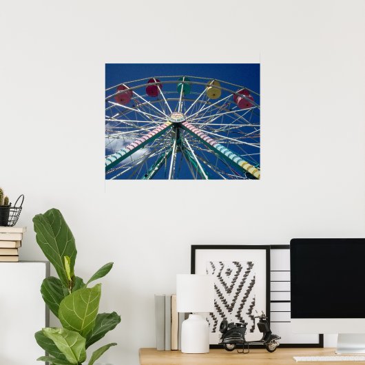 Ferris Wheel Poster (Thuiskantoor)
