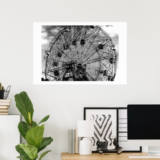 Ferris Wheel Poster (Thuiskantoor)
