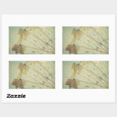 Ferris Wheel Print Rechthoekige Sticker (Vel)