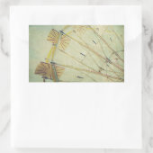 Ferris Wheel Print Rechthoekige Sticker (Tas)
