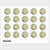 Ferris Wheel  Print Ronde Sticker (Vel)