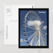 Ferris Wheel Ride in Parijs Briefkaart (Voorkant / Achterkant)