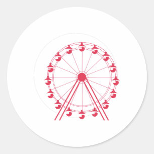 Ferris Wheel Ronde Sticker