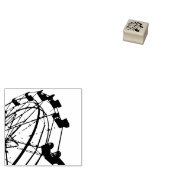 Ferris Wheel Rubberstempel (Gestempeld)