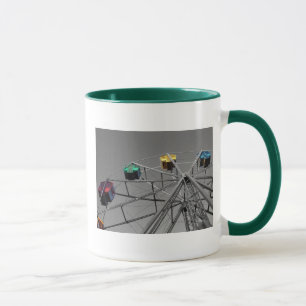 Ferris Wheel (selectieve kleur) mok