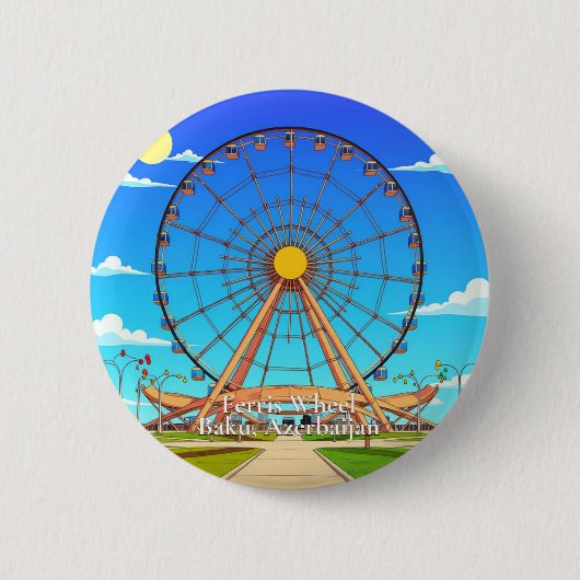 Ferris Wheel-toets Ronde Button 5,7 Cm (Voorkant)