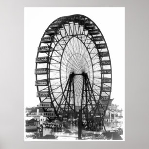 Ferris Wheel van Chicago World's Fair Poster