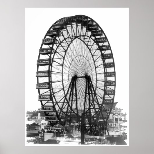 Ferris Wheel van Chicago World's Fair Poster (Voorkant)