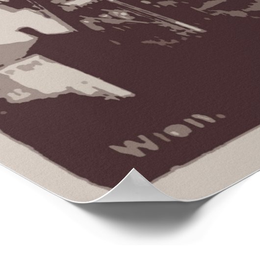 Ferris Wheel, Wenen 1939 Poster (Hoek)