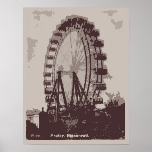 Ferris Wheel, Wenen 1939 Poster (Voorkant)