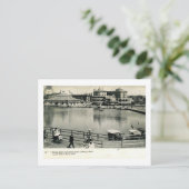 Ferris Wheel, Wesley Lake, Asbury Park, NJ  Briefkaart (Staand voorkant)