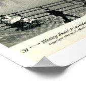 Ferris Wheel, Wesley Lake, Asbury Park, NJ  Poster (Hoek)