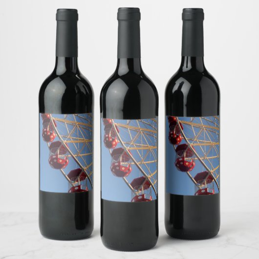 Ferris Wheel Wijn Etiket (Flessen)